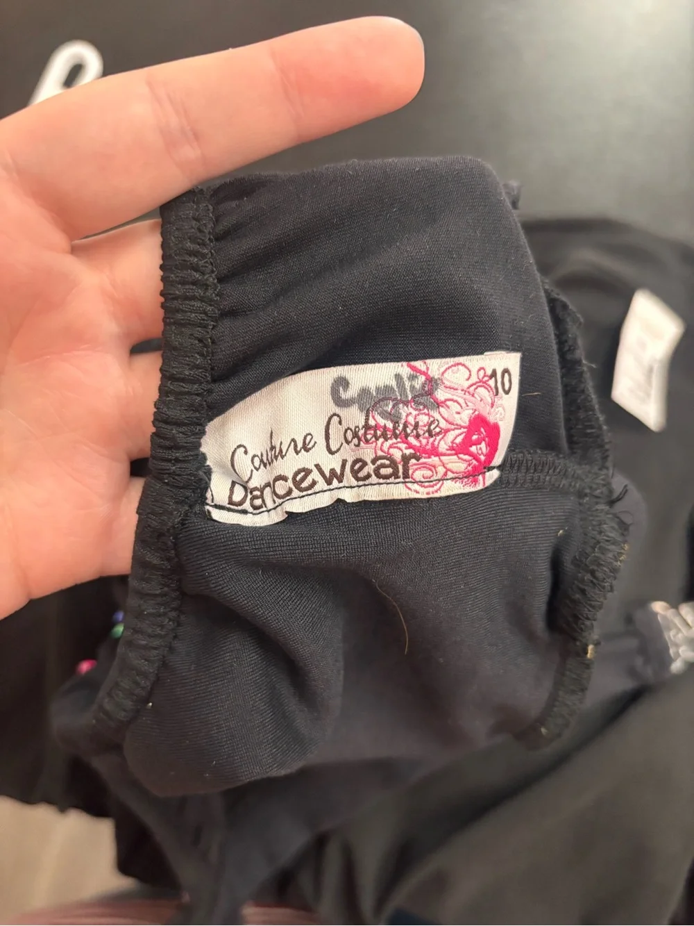 Weissman Black Dance Jacket with Pink Trim